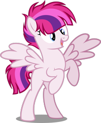 Size: 2585x3158 | Tagged: safe, artist:tkn297, imported from derpibooru, oc, oc:pink gidgit, pegasus, pony, female, mare, rearing, simple background, solo, transparent background