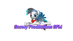 Size: 1280x720 | Tagged: safe, artist:snowy starshine, imported from derpibooru, oc, oc only, oc:snowy starshine, pegasus, pony, 3d, crossed hooves, headphones, looking at you, simple background, solo, source filmmaker, spread wings, text, transparent background, wings