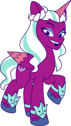 Size: 2364x4193 | Tagged: safe, imported from derpibooru, opaline arcana, alicorn, pony, .ai available, .svg available, female, g5, g5 brand assets, mare, my little pony: tell your tale, official, simple background, solo, svg, transparent background, vector