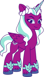 Size: 2470x4263 | Tagged: safe, imported from derpibooru, opaline arcana, alicorn, pony, .ai available, .svg available, female, g5, g5 brand assets, mare, my little pony: tell your tale, official, simple background, solo, svg, transparent background, vector