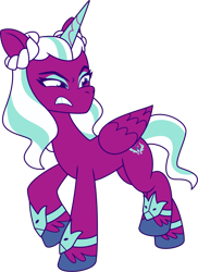 Size: 3055x4197 | Tagged: safe, imported from derpibooru, opaline arcana, alicorn, pony, .ai available, .svg available, female, g5, g5 brand assets, mare, my little pony: tell your tale, official, simple background, solo, svg, transparent background, vector