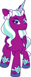 Size: 1814x4489 | Tagged: safe, imported from derpibooru, opaline arcana, alicorn, pony, .ai available, .svg available, female, g5, g5 brand assets, mare, my little pony: tell your tale, official, simple background, solo, svg, transparent background, vector