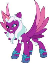 Size: 3758x4798 | Tagged: safe, imported from derpibooru, opaline arcana, alicorn, pony, .ai available, .svg available, female, g5, g5 brand assets, mare, my little pony: tell your tale, official, simple background, solo, svg, transparent background, vector