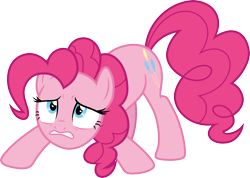 Size: 4216x3000 | Tagged: safe, artist:cloudy glow, imported from derpibooru, pinkie pie, earth pony, pony, the beginning of the end, female, mare, my little pony, simple background, solo, transparent background, vector