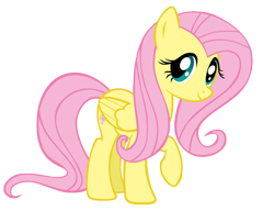 Size: 5000x3842 | Tagged: safe, artist:kysss90, imported from derpibooru, fluttershy, pegasus, pony, .psd available, female, folded wings, mare, raised hoof, simple background, smiling, solo, tail, transparent background, vector, wings