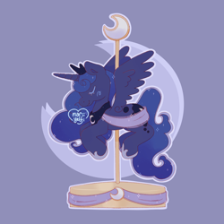 Size: 2048x2048 | Tagged: safe, artist:mariiyetti, imported from derpibooru, princess luna, alicorn, pony, cute, female, mare, solo