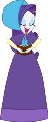 Size: 1405x3530 | Tagged: safe, artist:cartoonmasterv3, imported from derpibooru, rarity, human, equestria girls, advent calendar, caroling, christmas, christmas 2024, holiday, humanized, simple background, solo, transparent background, victorian, victorian dress, victorian rarity