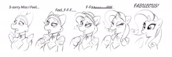 Size: 2048x676 | Tagged: safe, artist:redflare500, imported from derpibooru, rarity, oc, oc:charlotte, dragon, pony, unicorn, character to character, dialogue, female, furry, furry to pony, horn, open mouth, open smile, sketch, smiling, transformation, transformation sequence