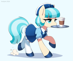 Size: 2229x1857 | Tagged: safe, artist:vinilyart, imported from derpibooru, coco pommel, earth pony, pony, solo