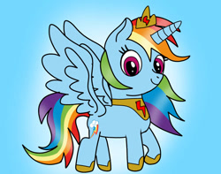 Size: 828x651 | Tagged: safe, artist:mrsdashskies, imported from derpibooru, rainbow dash, alicorn, pony, female, mare