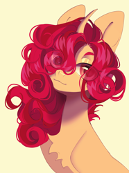 Size: 2968x4000 | Tagged: safe, artist:meggychocolatka, imported from derpibooru, oc, oc only, oc:stellar blossom, pony, unicorn, horn, red hair, solo