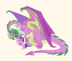 Size: 1444x1224 | Tagged: safe, artist:rr29578979, imported from derpibooru, spike, twilight sparkle