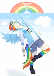 Size: 2480x3507 | Tagged: safe, artist:faithcael, imported from derpibooru, rainbow dash, human, humanized