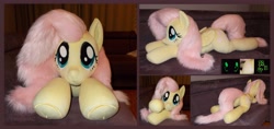 Size: 6344x2992 | Tagged: safe, artist:calusariac, imported from derpibooru, fluttershy, pony, irl, photo, plushie, solo