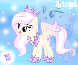 Size: 1280x1066 | Tagged: safe, artist:vi45, imported from derpibooru, oc, alicorn, pony, crown, female, jewelry, mare, regalia, solo