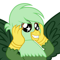 Size: 2048x2048 | Tagged: safe, artist:gregory-the-griffon, imported from derpibooru, oc, oc only, oc:gregory griffin, griffon, male, simple background, solo, transparent background