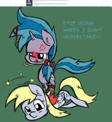 Size: 1280x1400 | Tagged: safe, artist:askaponywithbraces, imported from derpibooru, air way, derpy hooves, pearly whites, pony, blushing, bracelet, cross-popping veins, emanata, jewelry