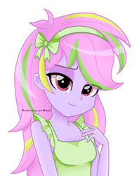 Size: 777x983 | Tagged: safe, artist:fluttershy_art.nurul, imported from derpibooru, oc, oc only, oc:laura orchid, human, equestria girls, equestria girls-ified, female, simple background, solo, thin, white background