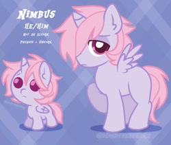 Size: 872x736 | Tagged: safe, artist:doodlesinky, imported from derpibooru, oc, oc only, oc:nimbus afterglow, colt, foal, male, not an alicorn, old art, pegacorn