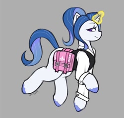 Size: 707x675 | Tagged: safe, artist:whyomnichan, oc, oc only, pony, female, mare, purse, solo