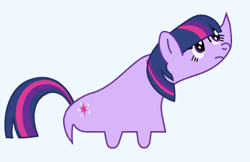 Size: 349x226 | Tagged: safe, artist:firlin123, imported from derpibooru, twilight sparkle, unicorn, abomination, female, horn, mare, simple background, unicorn twilight, white background