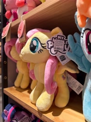 Size: 4284x5712 | Tagged: safe, imported from derpibooru, fluttershy, rainbow dash, twilight sparkle, original species, pegasus, plush pony, pony, chinese, hoers, indoors, irl, photo, plushie, pony plushie, reesee, shelf, side view, wings