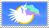 Size: 99x56 | Tagged: safe, imported from derpibooru, princess celestia, alicorn, pony, deviantart stamp, female, horn, mare, solo