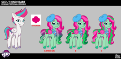 Size: 2744x1341 | Tagged: safe, imported from derpibooru, pegasus, pony, .psd available, behind the scenes, colored wings, concept art, female, folded wings, g5, mare, multicolored wings, my little pony: tell your tale, official, scout kindheart, wings