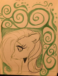 Size: 1280x1676 | Tagged: safe, artist:sweetmelon556, imported from derpibooru, fluttershy, pony, solo, traditional art