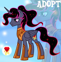 Size: 1280x1289 | Tagged: safe, artist:vi45, imported from derpibooru, oc, alicorn, pony, male, solo, stallion