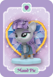 Size: 840x1206 | Tagged: safe, imported from derpibooru, maud pie, earth pony, pony, boulder (g4), clothes, female, frock coat, kwistal fwenz, lidded eyes, mare, merchandise, official, raised hoof, rock, tail, toy