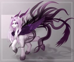 Size: 1993x1672 | Tagged: safe, artist:charlotte38, imported from derpibooru, oc, oc only, pegasus, horns, male, solo, stallion