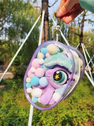 Size: 1728x2304 | Tagged: safe, idw, imported from derpibooru, photographer:brella, radiant hope, pony, irl, photo, plushie, pony plushie, solo