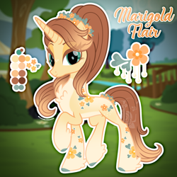 Size: 2000x2000 | Tagged: safe, artist:lovinglypromise, imported from derpibooru, oc, oc:marigold flair, pony, concave belly, female, mare, slender, solo, thin