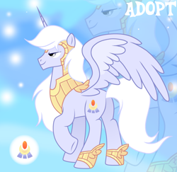 Size: 1280x1243 | Tagged: safe, artist:vi45, imported from derpibooru, oc, alicorn, pony, armor, male, solo, stallion