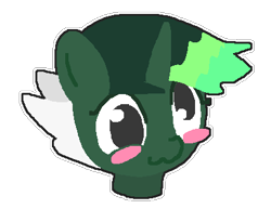 Size: 407x315 | Tagged: safe, artist:guwauu, imported from derpibooru, oc, oc only, oc:guaiacol, pony, unicorn, :3, bust, cute, digital art, horn, lineless, ms paint, portrait, simple background, solo, transparent background, unicorn oc