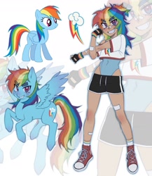 Size: 1440x1656 | Tagged: safe, artist:stolidabzz, imported from derpibooru, rainbow dash, human, pegasus, pony, humanized