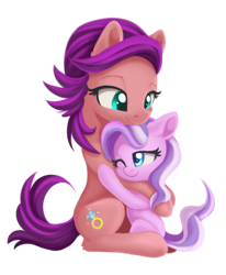 Size: 1029x1250 | Tagged: safe, artist:dusthiel, imported from derpibooru, diamond tiara, spoiled rich, earth pony, pony, alternate ending, cute, cutie mark, daaaaaaaaaaaw, daughter, diamondbetes, female, filly, foal, good end, good spoiled rich, heartwarming, heartwarming in hindsight, hug, mare, mother, mother and child, mother and daughter, motherly love, out of character, reconciliation, redemption, reformed, simple background, spoiled cute, sweet dreams fuel, transparent background