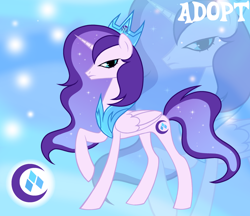 Size: 1280x1108 | Tagged: safe, artist:vi45, imported from derpibooru, oc, alicorn, pony, crown, female, jewelry, mare, regalia, solo