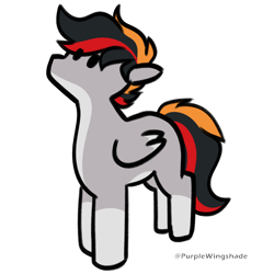 Size: 3000x3000 | Tagged: safe, artist:purple wingshade, imported from derpibooru, oc, oc only, oc:primaryforce, pegasus, pony, male, solo, stallion