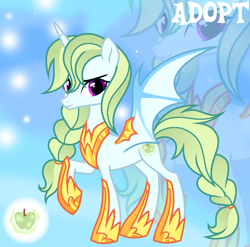 Size: 1280x1266 | Tagged: safe, artist:vi45, imported from derpibooru, oc, alicorn, pony, adoptable, female, mare, solo