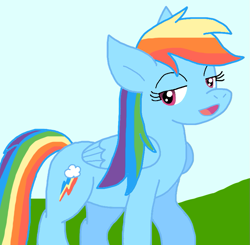 Size: 783x766 | Tagged: safe, artist:cmara, imported from derpibooru, rainbow dash, pegasus, female, solo