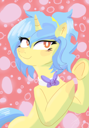 Size: 4912x7064 | Tagged: artist needed, safe, imported from derpibooru, oc, bat pony, unicorn, female, horn, mare