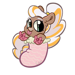 Size: 2048x2048 | Tagged: safe, artist:cupute, imported from derpibooru, earth pony, pony, :p, big ears, brown coat, cheap, cherie (wild manes), chibi, christmas, christmas stocking, clothes, colored hooves, commission, ear fluff, eyebrows, eyeshadow, female, fluffy hair, gradient hooves, gradient muzzle, green eyes, hair streaks, hair stripe, holiday, hooves, long hair, long mane, looking at you, makeup, mare, multicolored hair, multicolored mane, pink eyeshadow, pink hooves, png, shoes, simple background, solo, stripes, tied mane, tongue out, transparent background, white mane, wild manes, ych result, yellow mane