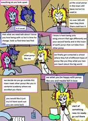 Size: 1391x1914 | Tagged: safe, artist:ask-luciavampire, imported from derpibooru, oc, alicorn, earth pony, pony, comic, comic page, tumblr