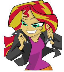 Size: 2308x2598 | Tagged: safe, artist:itstacos, artist:lunchie, imported from derpibooru, sunset shimmer, human, equestria girls, colored, female, my little pony equestria girls: rainbow rocks, simple background, solo, transparent background