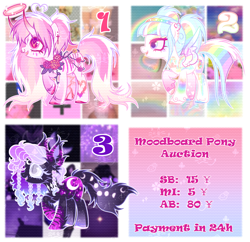 Size: 6084x5891 | Tagged: safe, artist:anno酱w, imported from derpibooru, oc, oc only, cat, cat pony, original species, pegasus, adoptable, adopted, base used, devil, devil horns, flower, halo, horns, moodboard, moon, rainbow, rose, small wings, wings