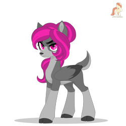 Size: 2500x2500 | Tagged: safe, artist:r4hucksake, imported from derpibooru, oc, oc:oleander, deer, deer pony, original species, peryton, female, simple background, solo, transparent background