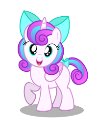 Size: 2050x2564 | Tagged: safe, artist:aleximusprime, imported from derpibooru, princess flurry heart, alicorn, pony, bow, cute, female, filly, flurrybetes, foal, hair bow, looking at you, older, older flurry heart, simple background, solo, tail, tail bow, transparent background, vector