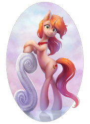 Size: 1818x2498 | Tagged: safe, artist:orchidpony, imported from derpibooru, oc, oc only, oc:debra rose, pony, unicorn, bipedal, commission, female, horn, looking at you, mare, smiling, solo, ych result